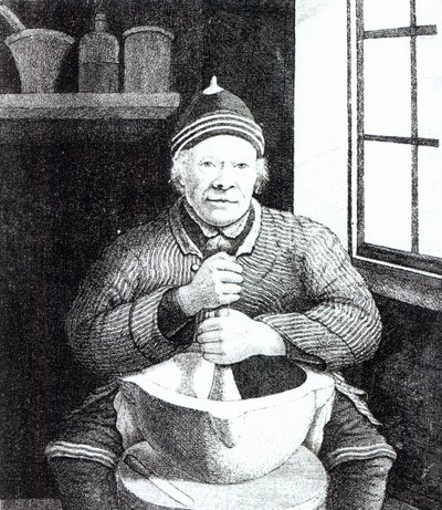William Wilson, Commonly Called Mortar Willie, Aged 107 by English School